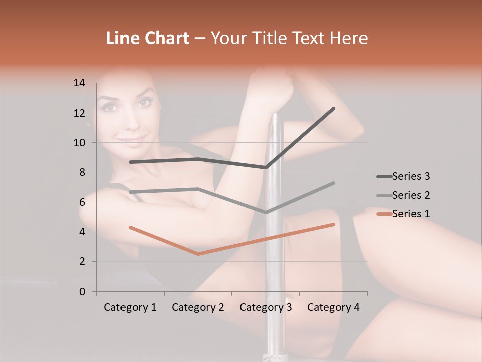 Tempting Seduce Woman PowerPoint Template