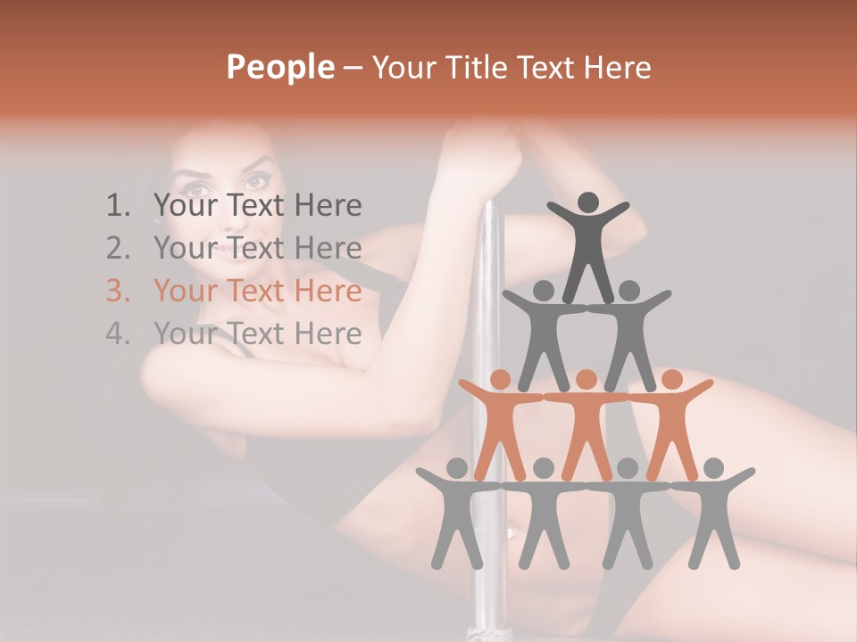 Tempting Seduce Woman PowerPoint Template