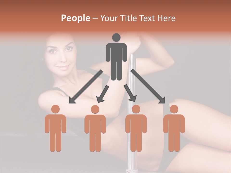 Tempting Seduce Woman PowerPoint Template