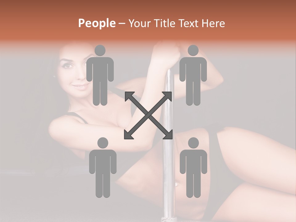 Tempting Seduce Woman PowerPoint Template