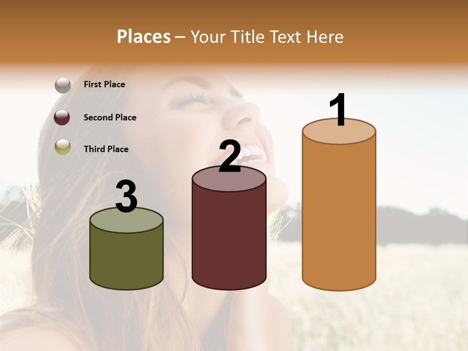 Smile Portrait Gorgeous PowerPoint Template