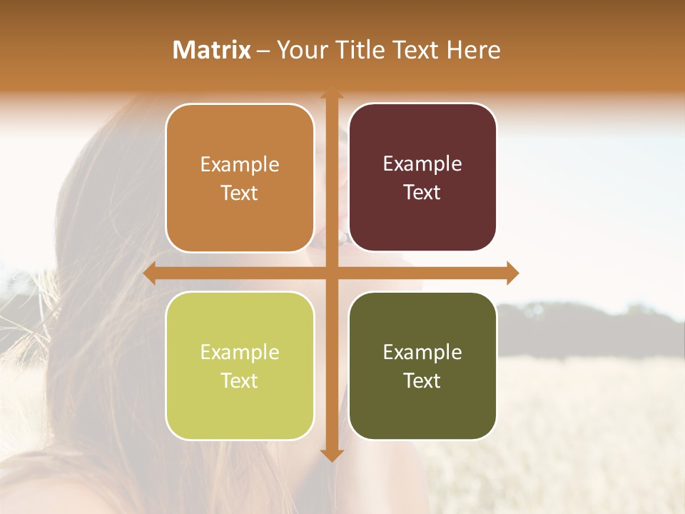 Smile Portrait Gorgeous PowerPoint Template