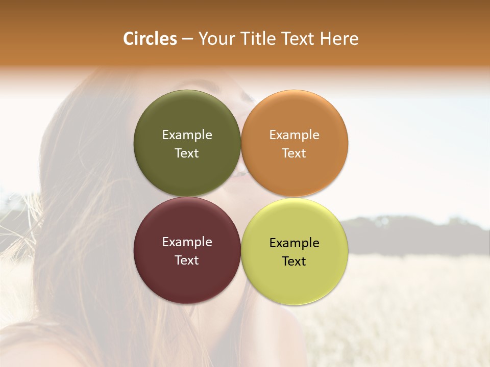 Smile Portrait Gorgeous PowerPoint Template