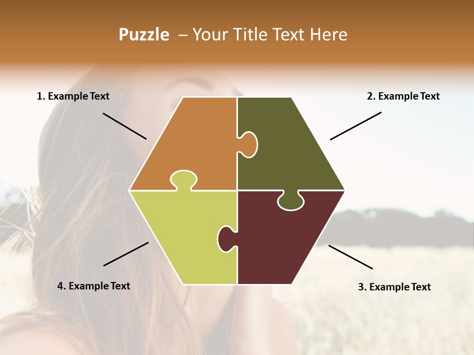 Smile Portrait Gorgeous PowerPoint Template