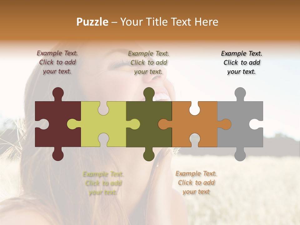 Smile Portrait Gorgeous PowerPoint Template