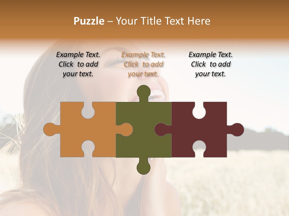 Smile Portrait Gorgeous PowerPoint Template