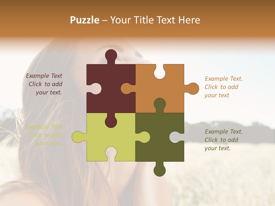 Smile Portrait Gorgeous PowerPoint Template