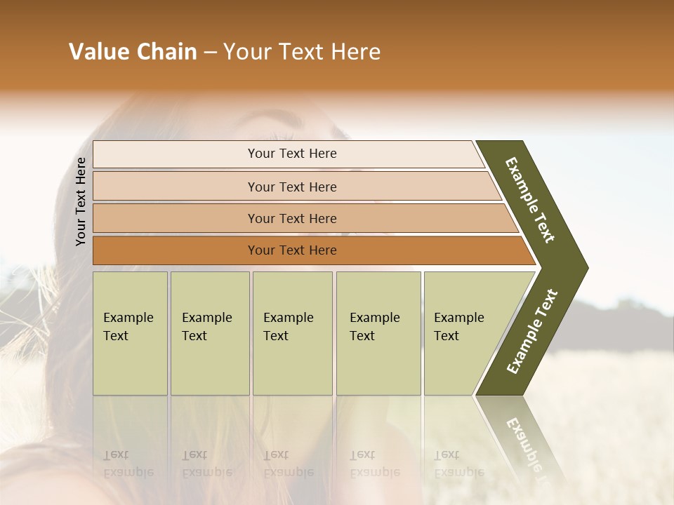 Smile Portrait Gorgeous PowerPoint Template