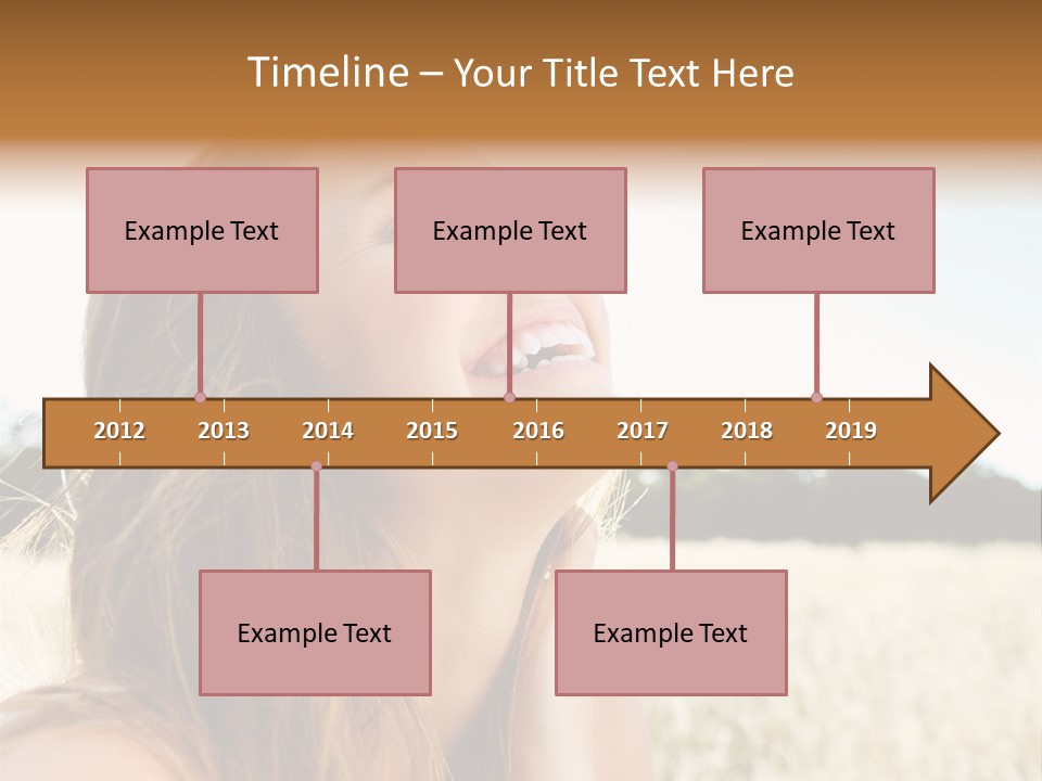 Smile Portrait Gorgeous PowerPoint Template