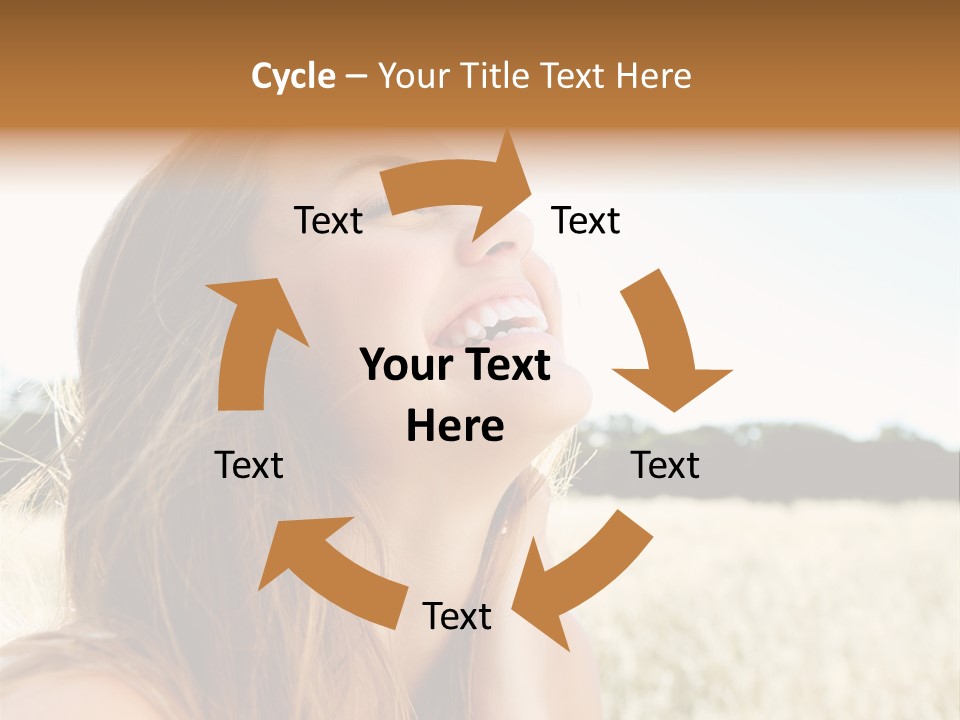 Smile Portrait Gorgeous PowerPoint Template