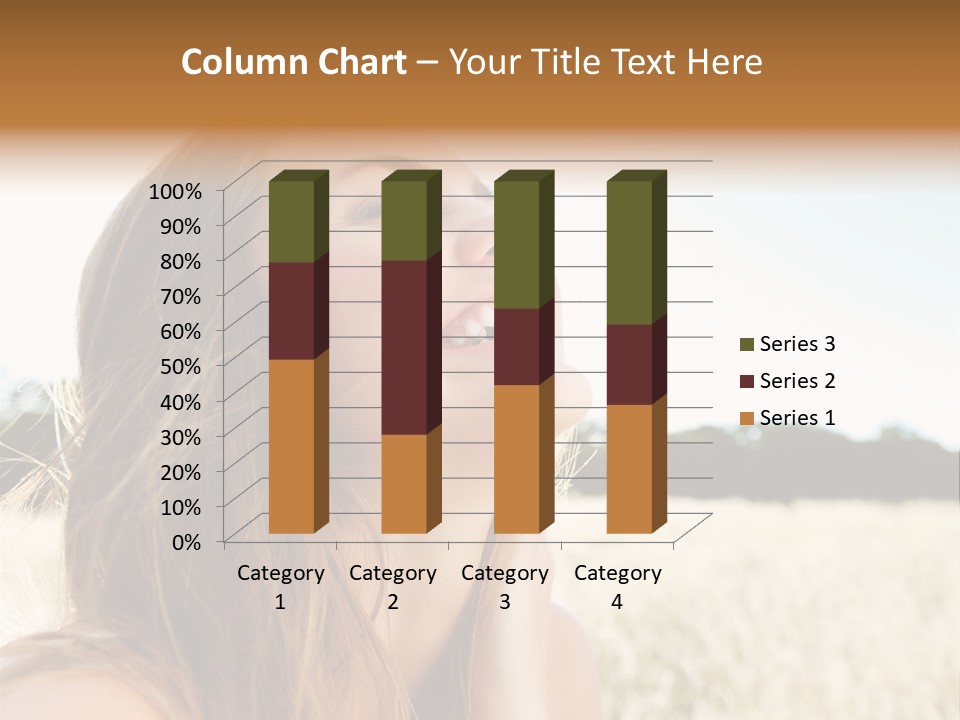 Smile Portrait Gorgeous PowerPoint Template