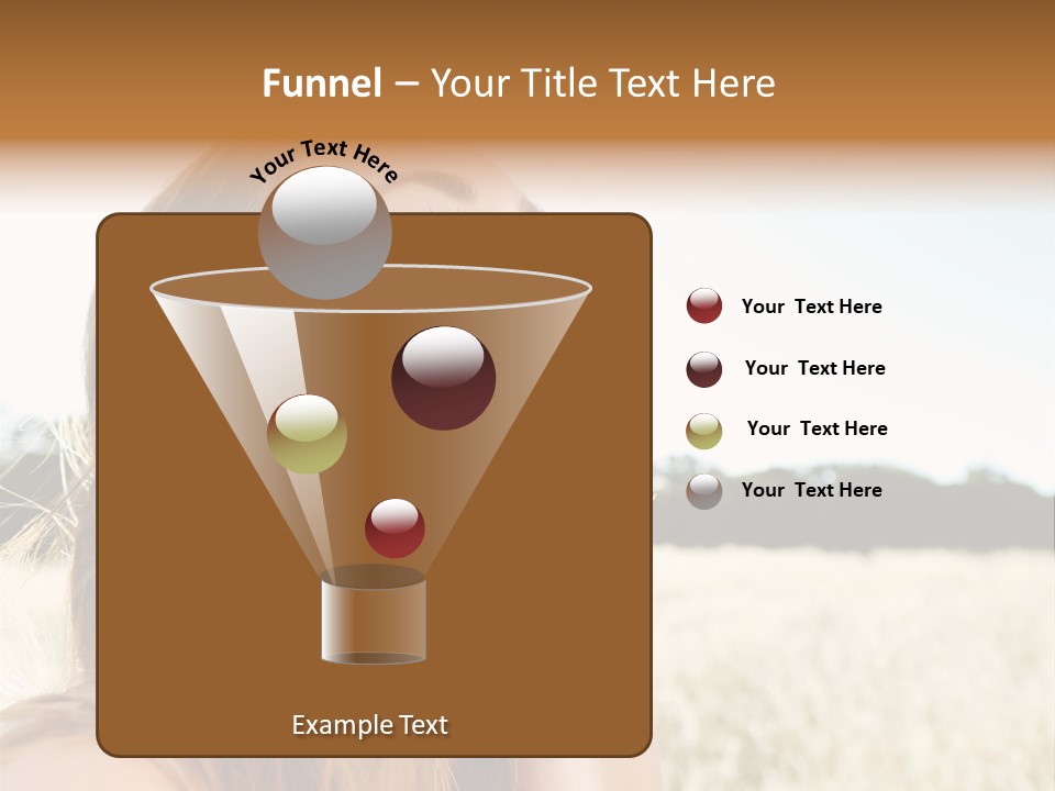 Smile Portrait Gorgeous PowerPoint Template