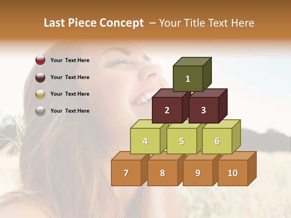 Smile Portrait Gorgeous PowerPoint Template