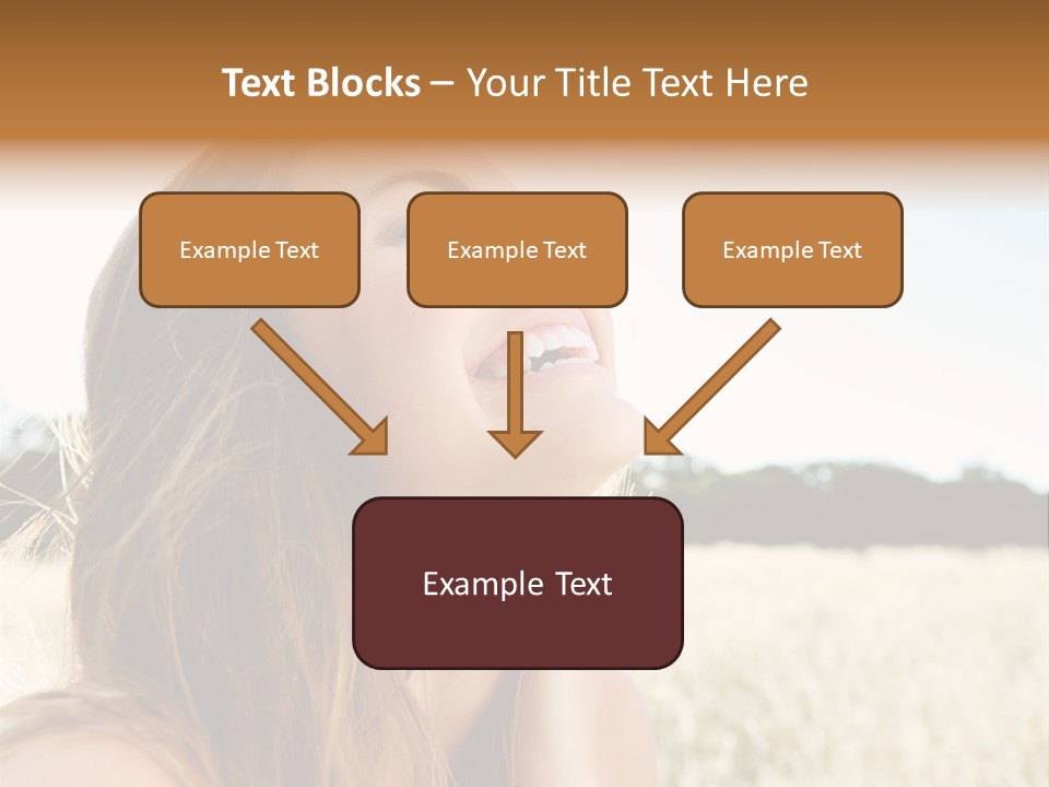 Smile Portrait Gorgeous PowerPoint Template