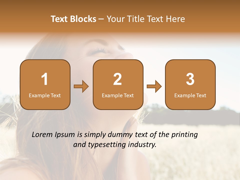 Smile Portrait Gorgeous PowerPoint Template