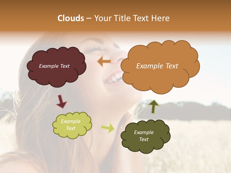 Smile Portrait Gorgeous PowerPoint Template