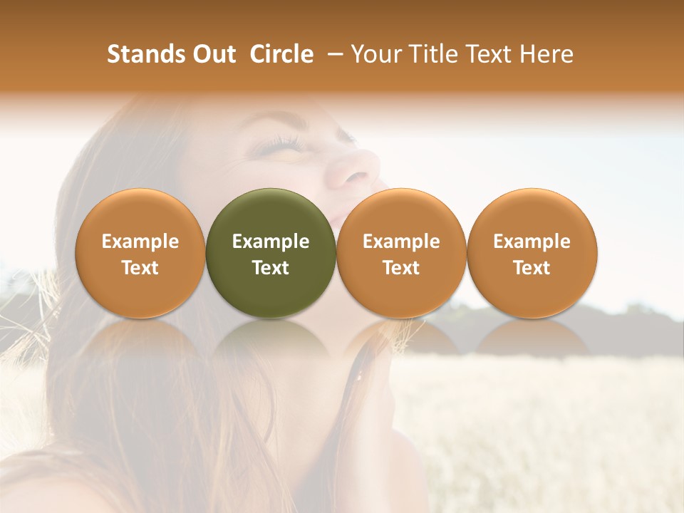 Smile Portrait Gorgeous PowerPoint Template