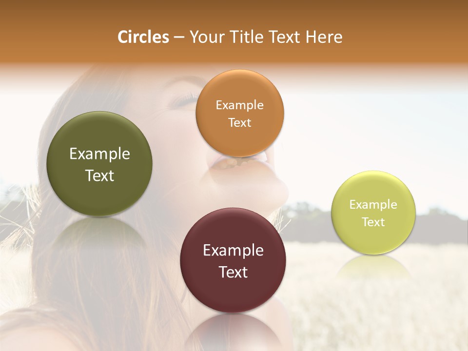 Smile Portrait Gorgeous PowerPoint Template