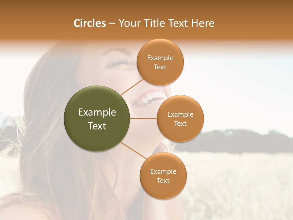 Smile Portrait Gorgeous PowerPoint Template