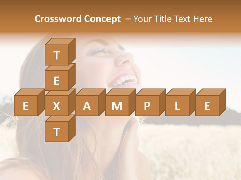 Smile Portrait Gorgeous PowerPoint Template