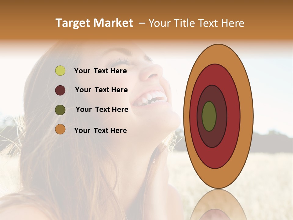 Smile Portrait Gorgeous PowerPoint Template