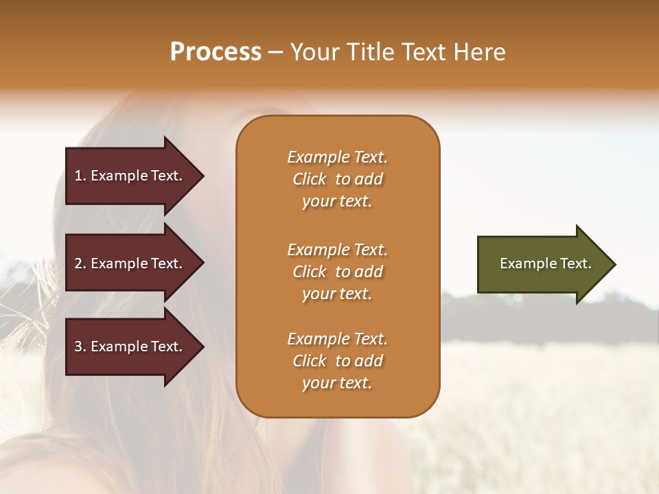 Smile Portrait Gorgeous PowerPoint Template