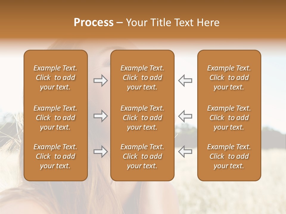 Smile Portrait Gorgeous PowerPoint Template