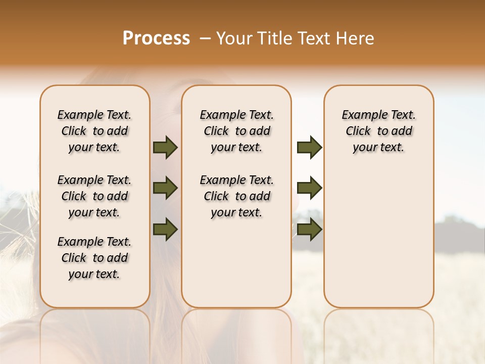 Smile Portrait Gorgeous PowerPoint Template