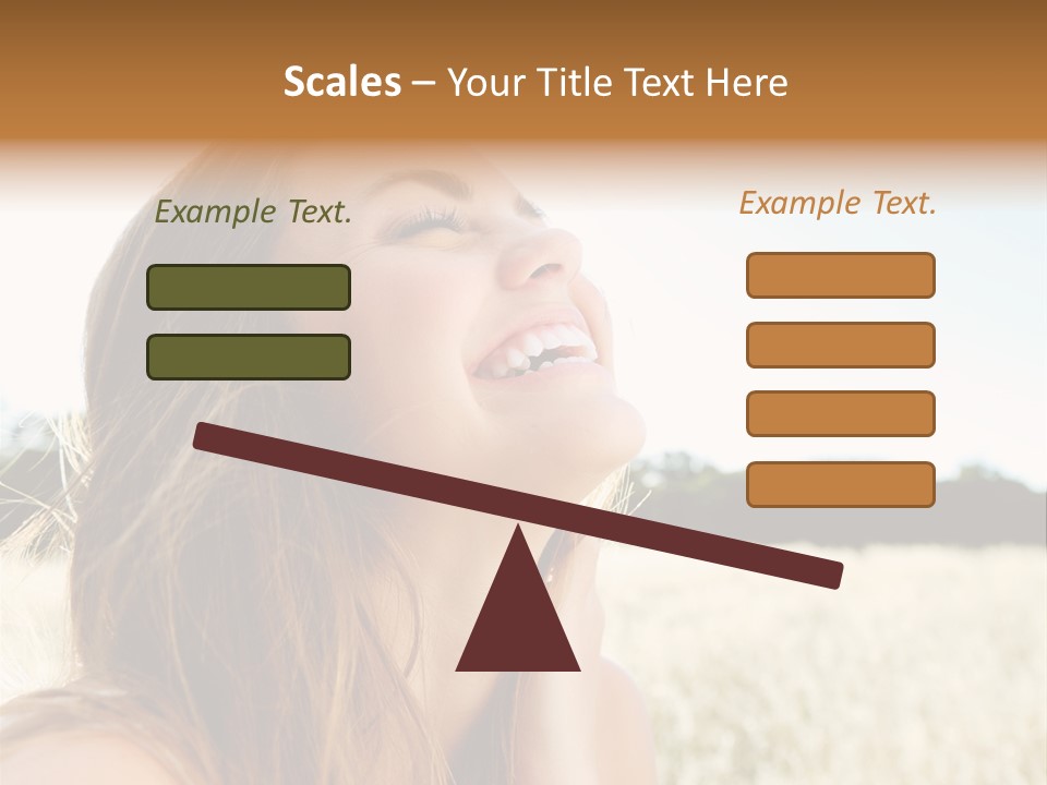 Smile Portrait Gorgeous PowerPoint Template