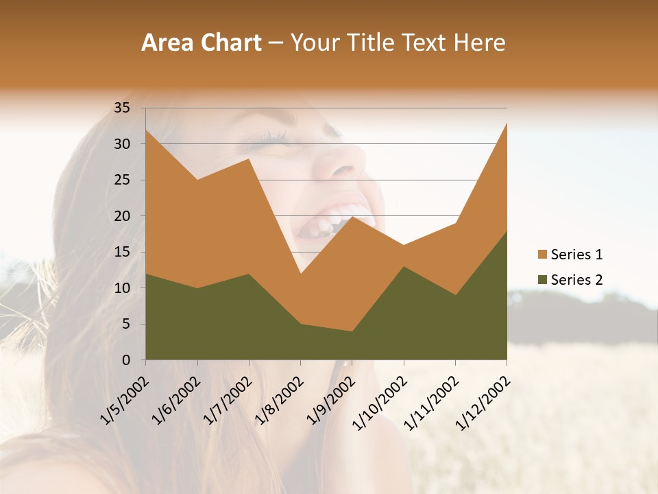 Smile Portrait Gorgeous PowerPoint Template