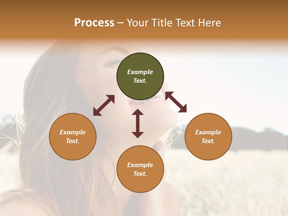 Smile Portrait Gorgeous PowerPoint Template