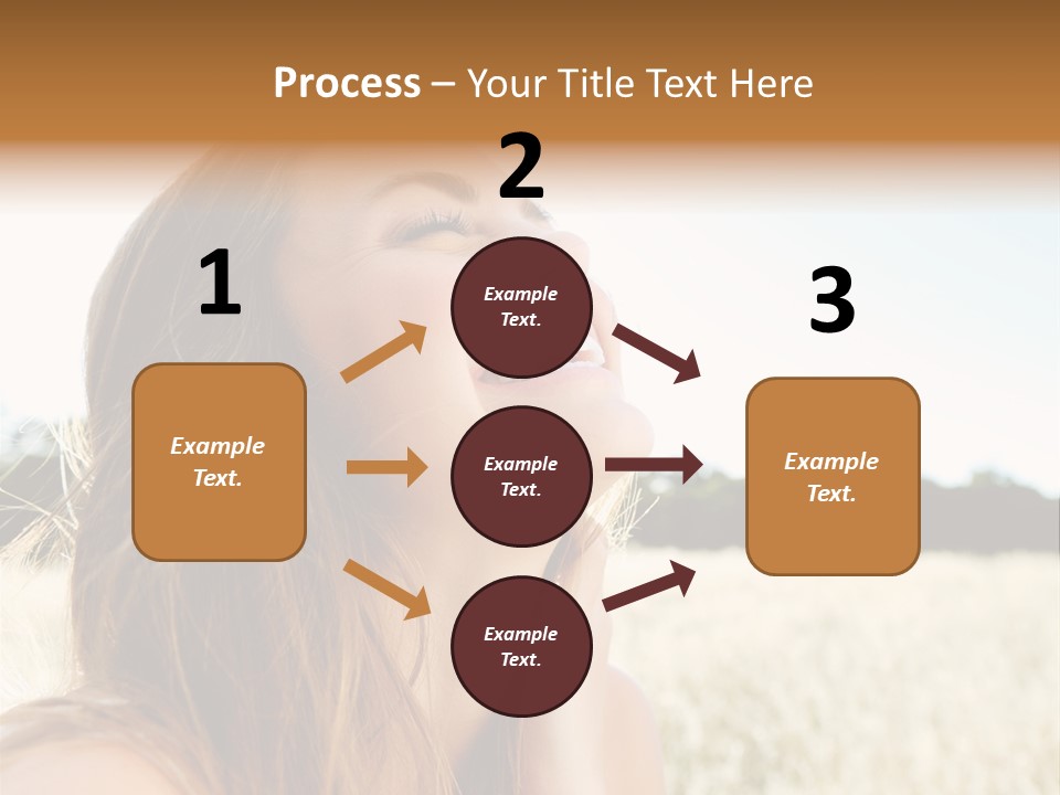Smile Portrait Gorgeous PowerPoint Template