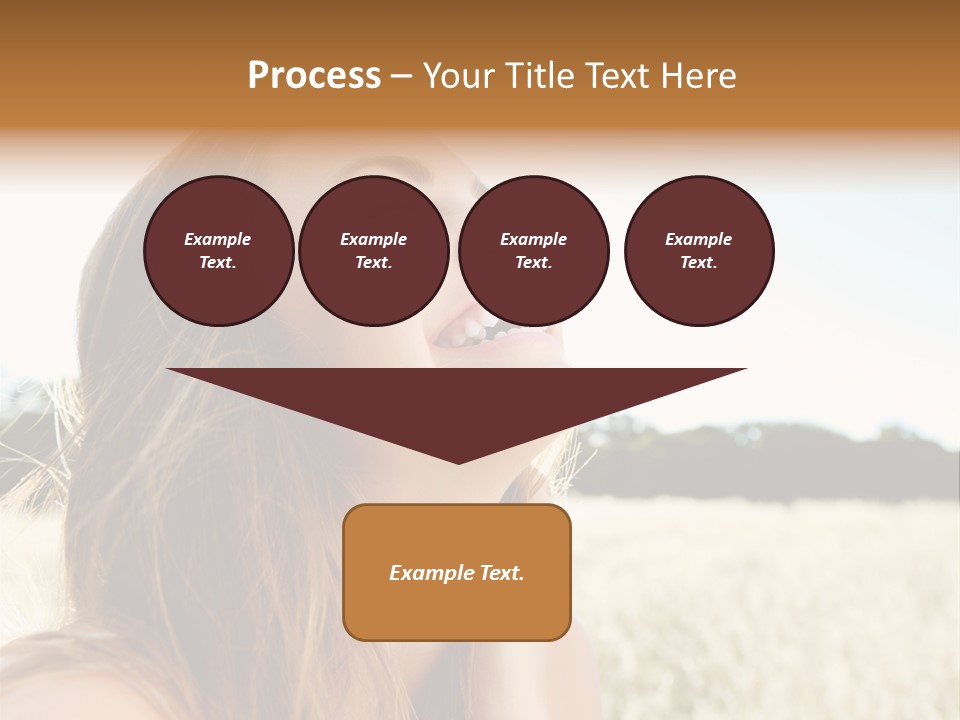 Smile Portrait Gorgeous PowerPoint Template