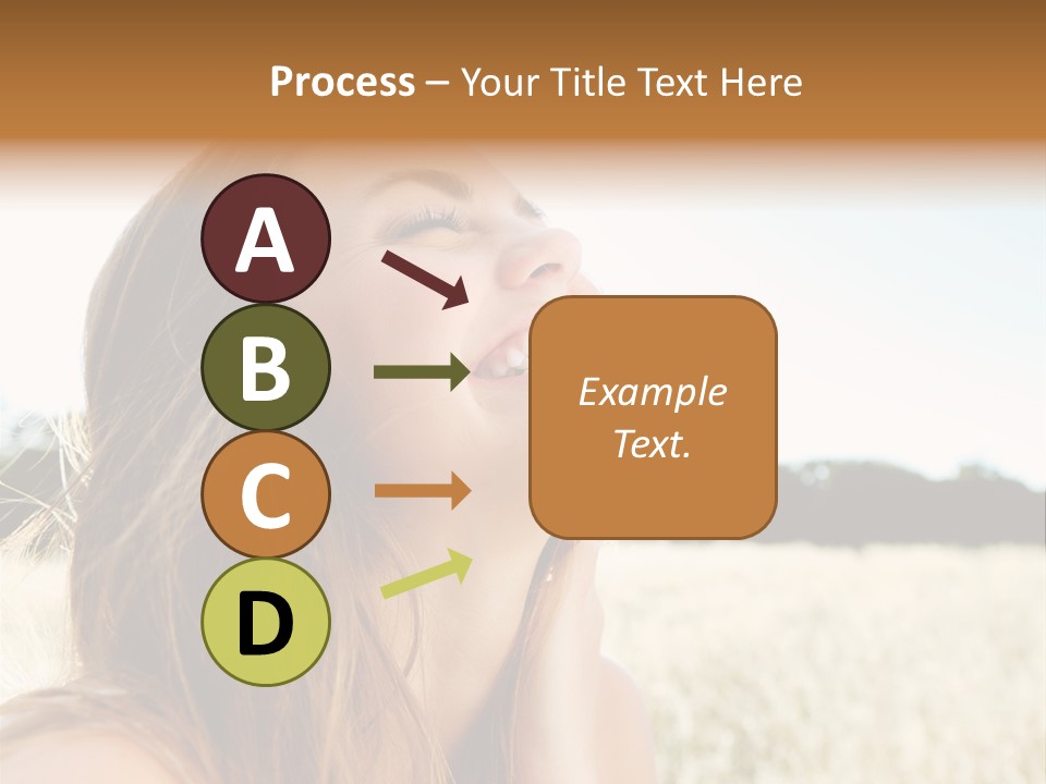 Smile Portrait Gorgeous PowerPoint Template