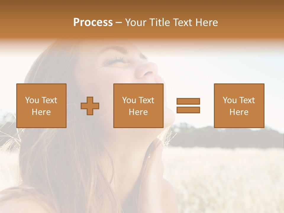 Smile Portrait Gorgeous PowerPoint Template