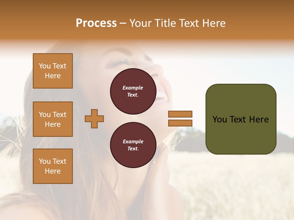 Smile Portrait Gorgeous PowerPoint Template