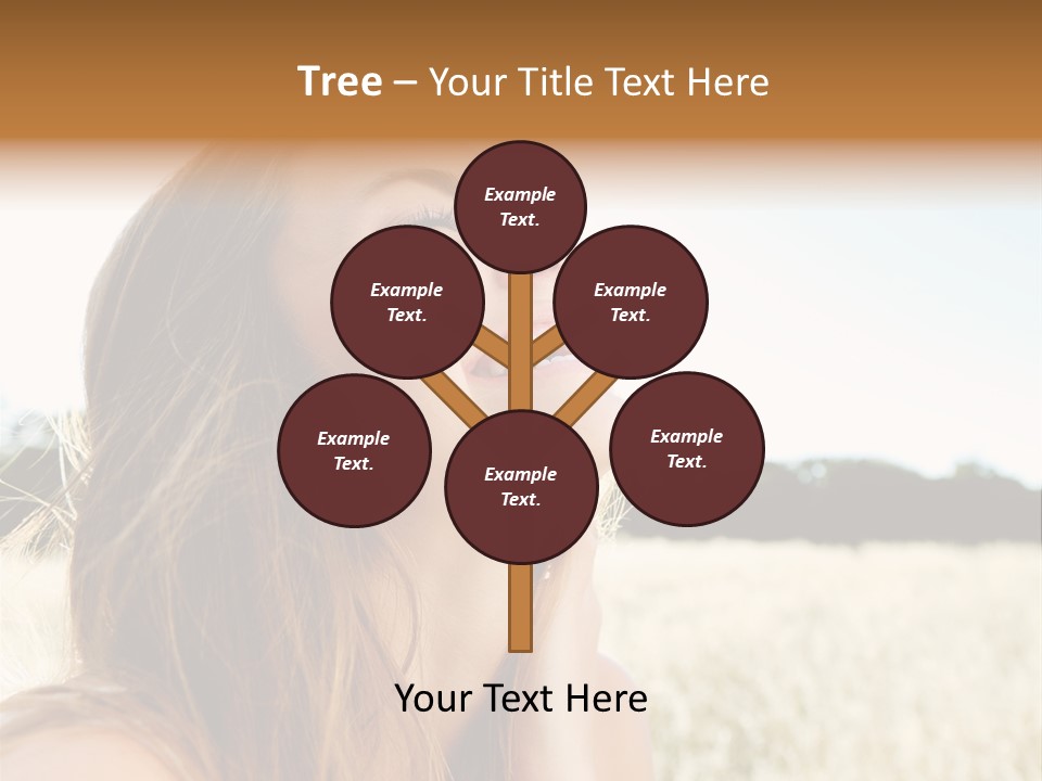 Smile Portrait Gorgeous PowerPoint Template