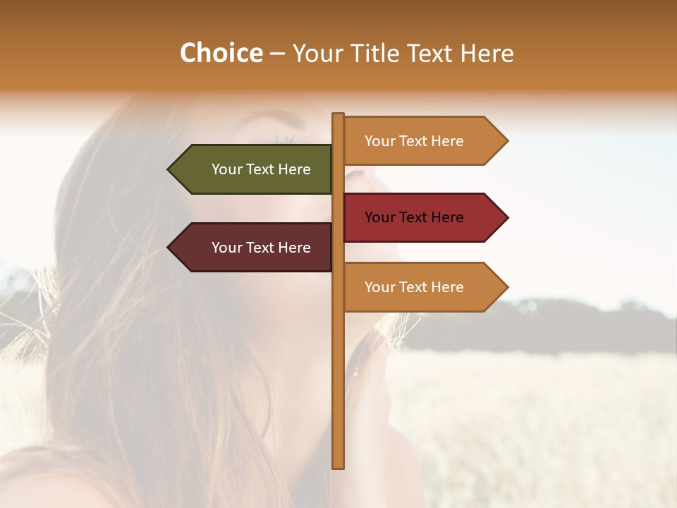 Smile Portrait Gorgeous PowerPoint Template