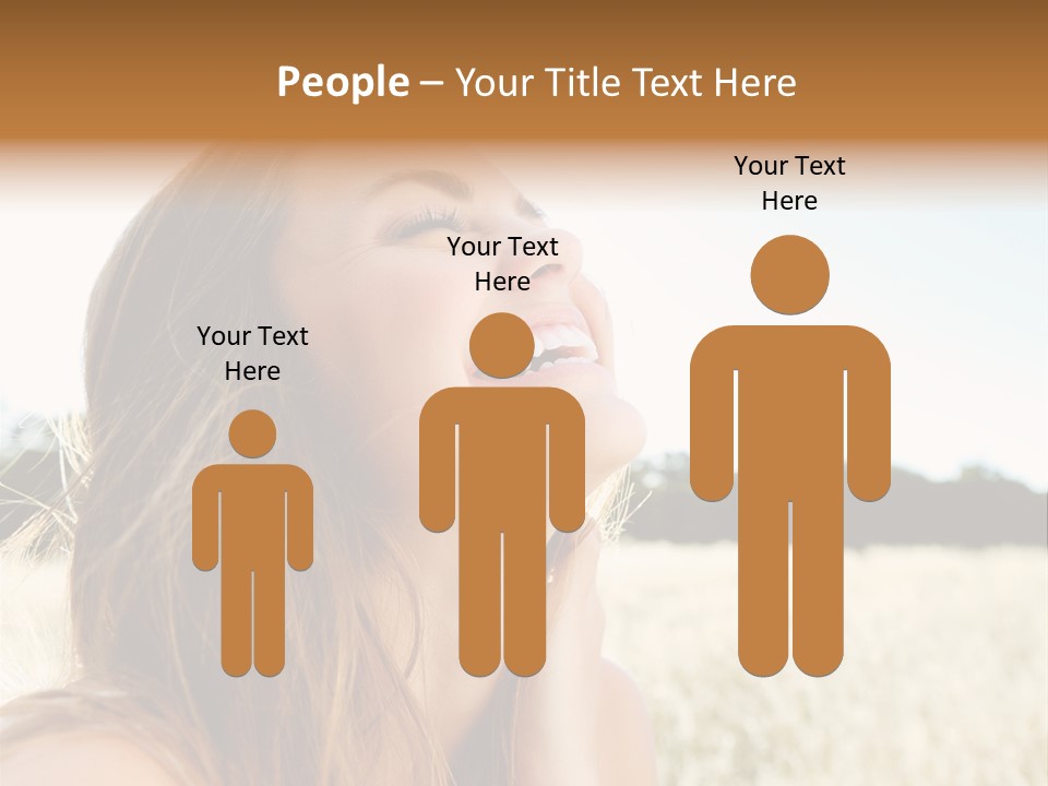 Smile Portrait Gorgeous PowerPoint Template