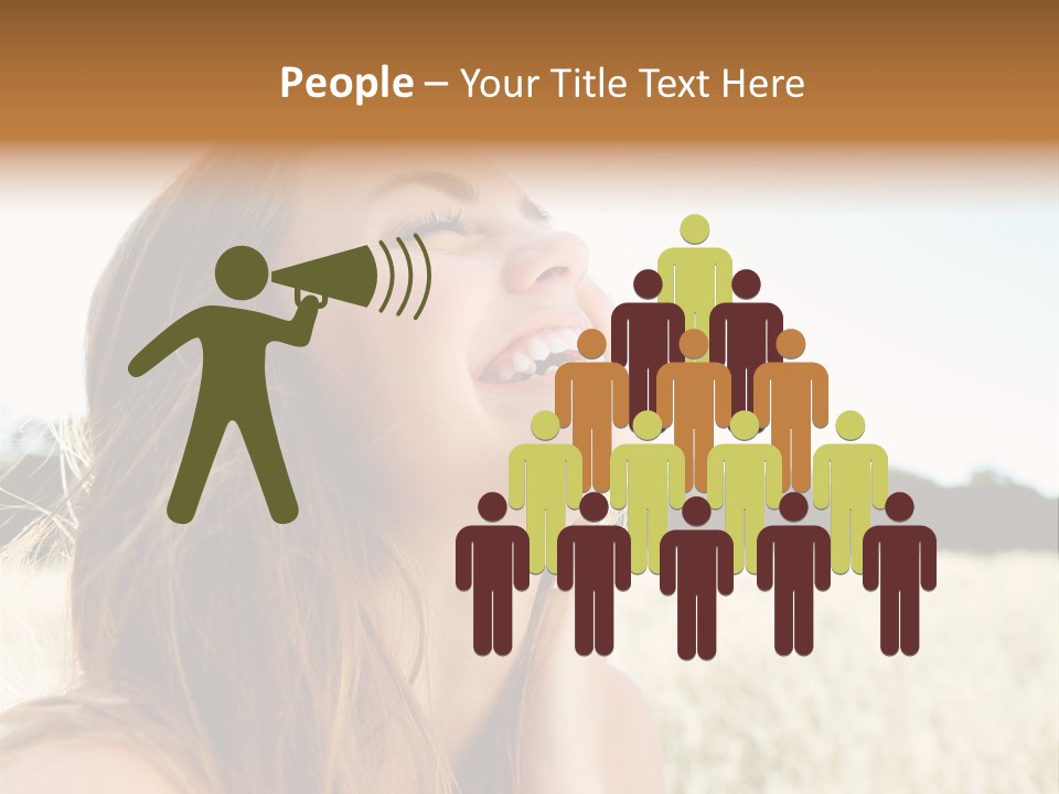 Smile Portrait Gorgeous PowerPoint Template