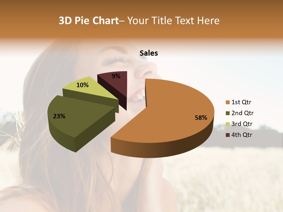Smile Portrait Gorgeous PowerPoint Template