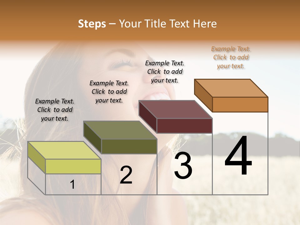 Smile Portrait Gorgeous PowerPoint Template