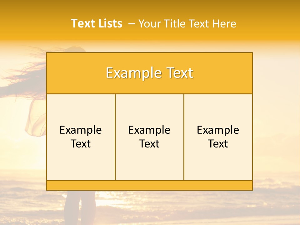 Flip Shore Young PowerPoint Template