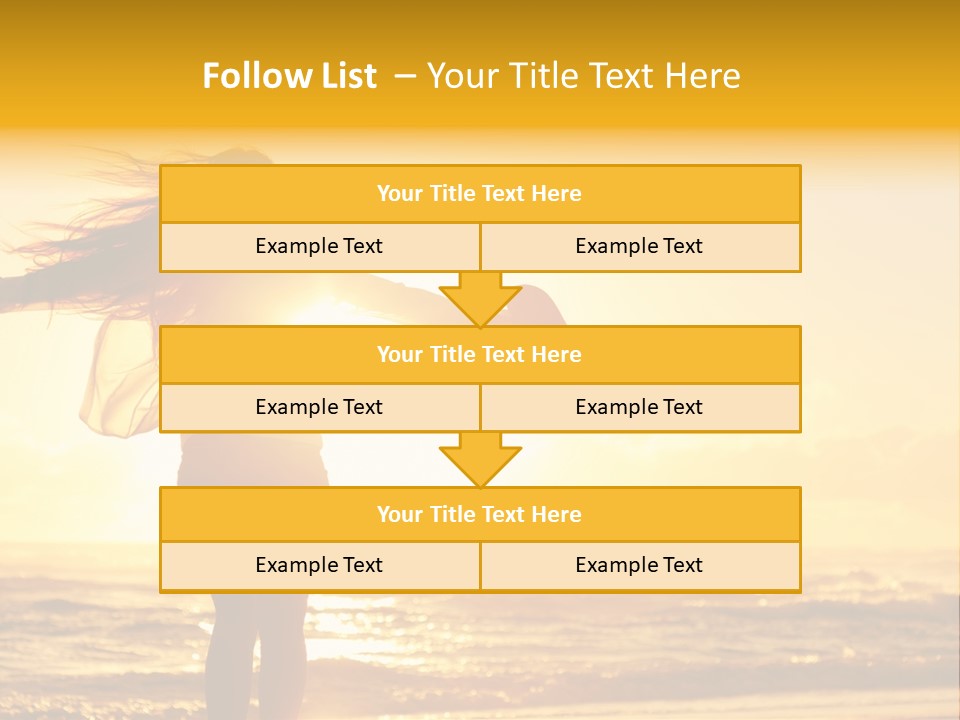 Flip Shore Young PowerPoint Template