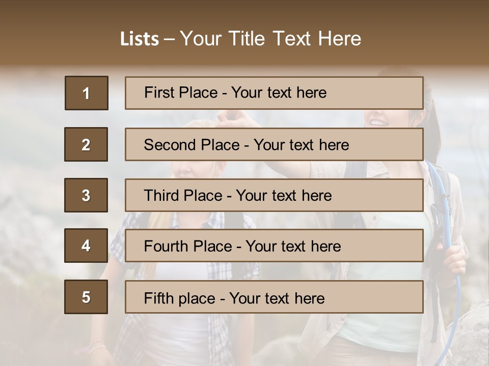 Happy Healthy Natural PowerPoint Template
