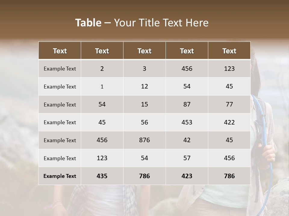 Happy Healthy Natural PowerPoint Template