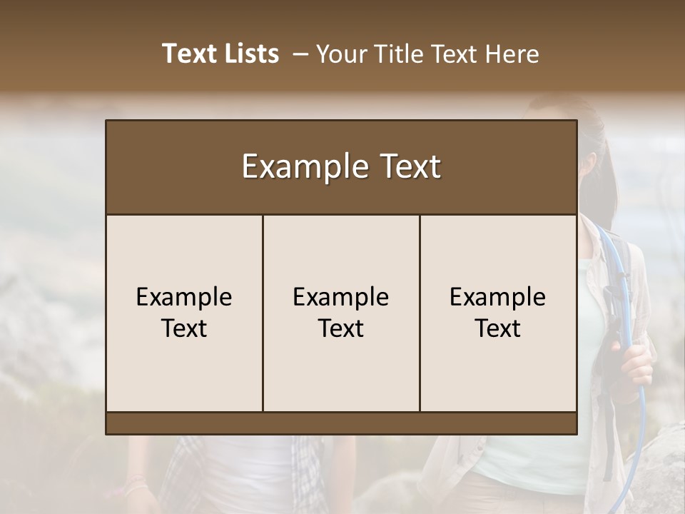 Happy Healthy Natural PowerPoint Template