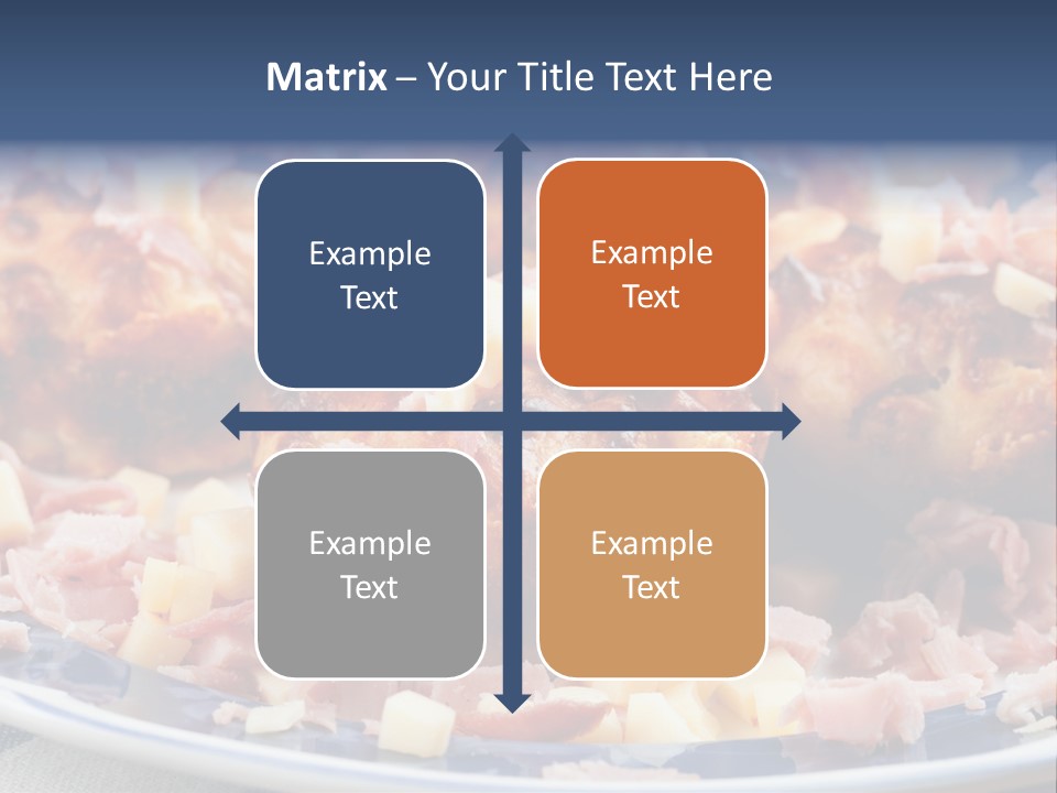 Delicious White Plate PowerPoint Template