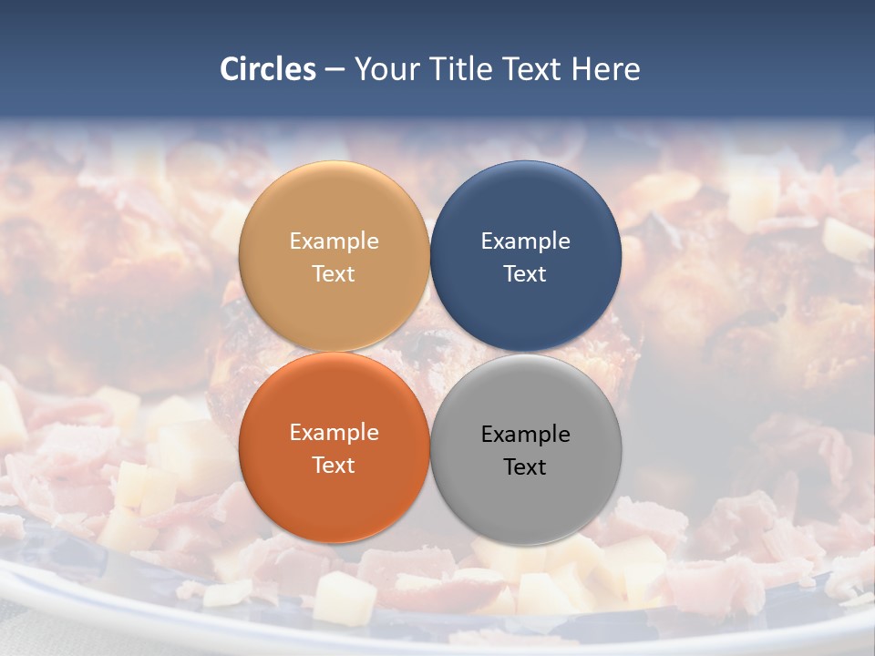 Delicious White Plate PowerPoint Template
