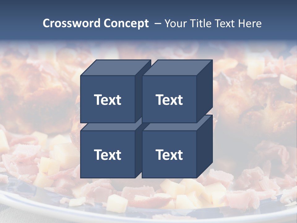 Delicious White Plate PowerPoint Template